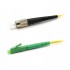 FC to LC/APC, Simplex, Singlemode Patch Cable
