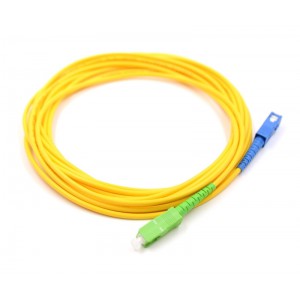 SC/APC to SC, Simplex, Singlemode Patch Cable
