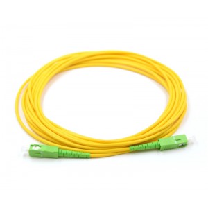 SC/APC to SC/APC, Simplex, Singlemode Patch Cable