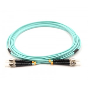  ST to ST, Duplex, OM3 Multimode Patch Cable