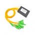 1x2 1x4 1x8 PLC Fiber Optic Splitter Box ABS Module SC APC UPC