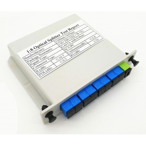 1x8 SC UPC APC LGX Box PLC Optical Splitter
