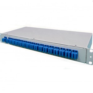 1U 2U 19 inch Rack-Mounted PLC Optical Splitter